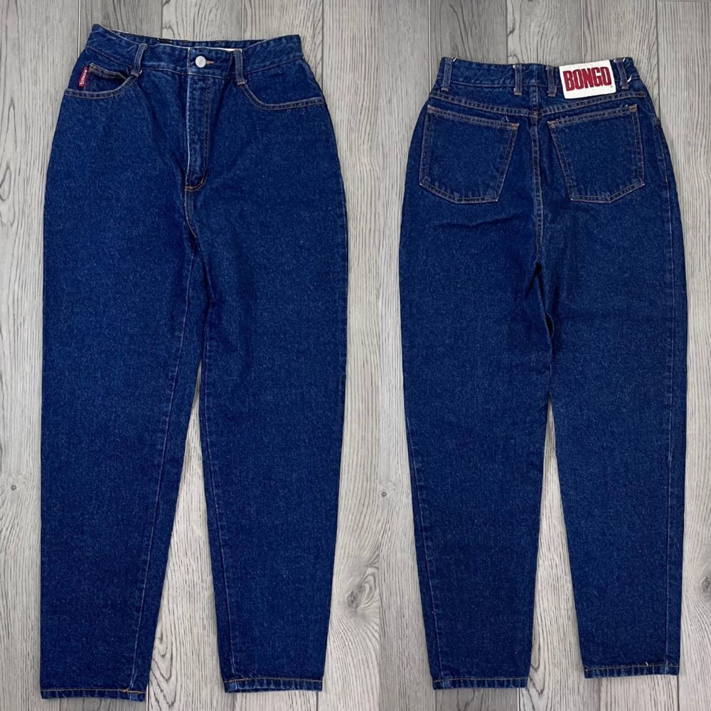 Vintage Bongo Gene Montesano Women Size 26 Cotton High Rise Rigid Denim Jean USA